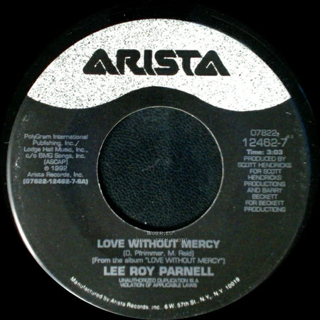 Lee Roy Parnell - Done Deal / Love Without Mercy side B