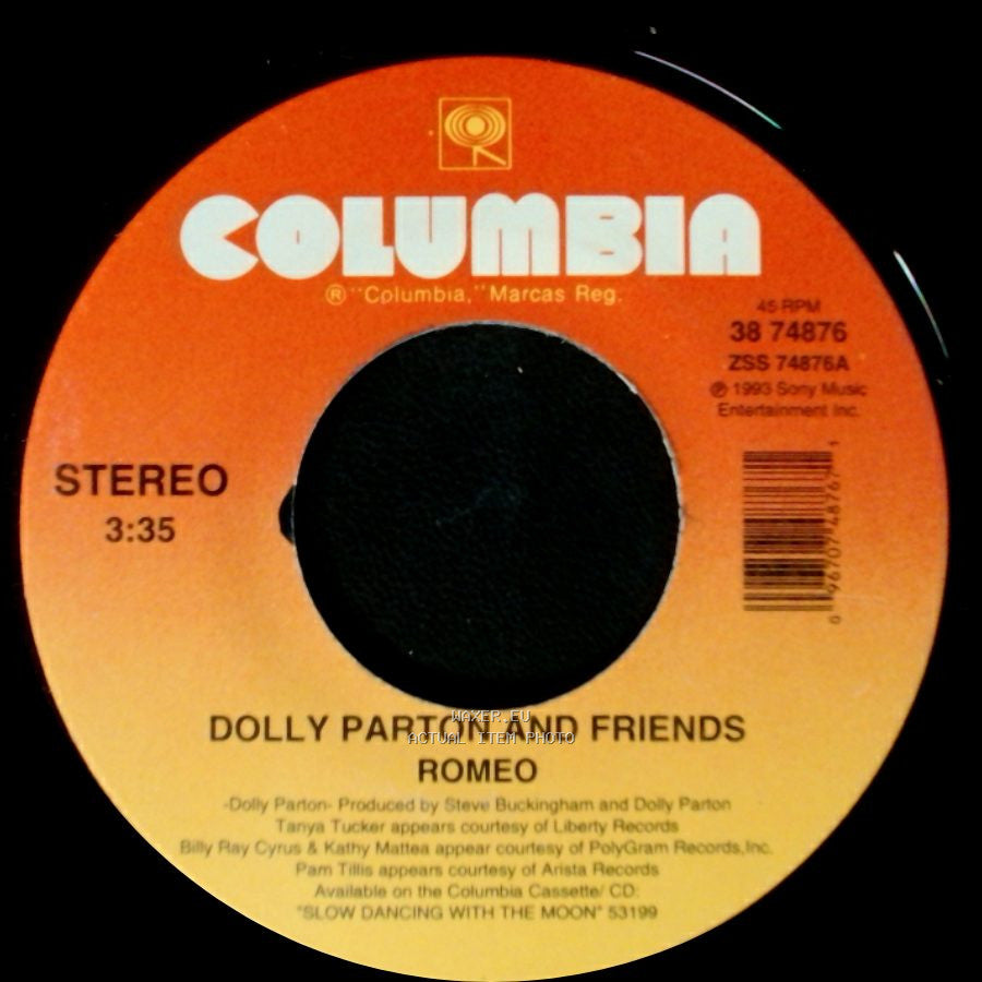 Dolly Parton / Dolly Parton And Friends - High And Mighty / Romeo side B