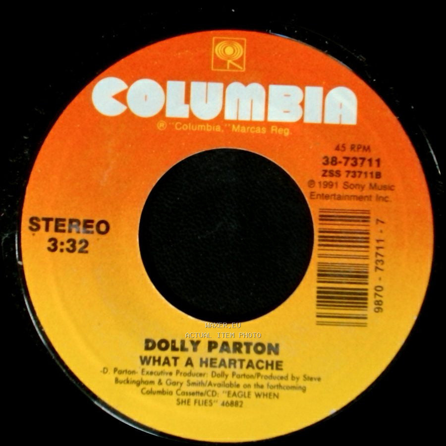 Dolly Parton With Ricky Van Shelton / Dolly Parton - Rockin' Years / What A Heartache side A