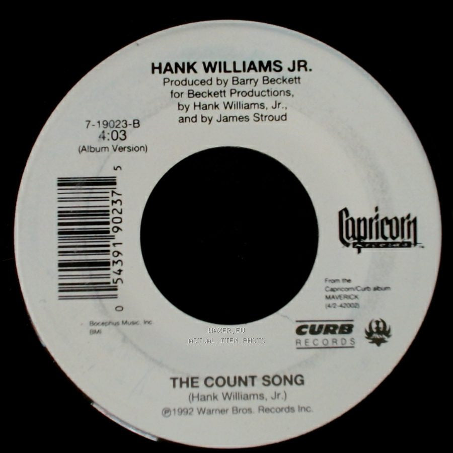 Hank Williams Jr. - The Count Song / Hotel Whiskey side A