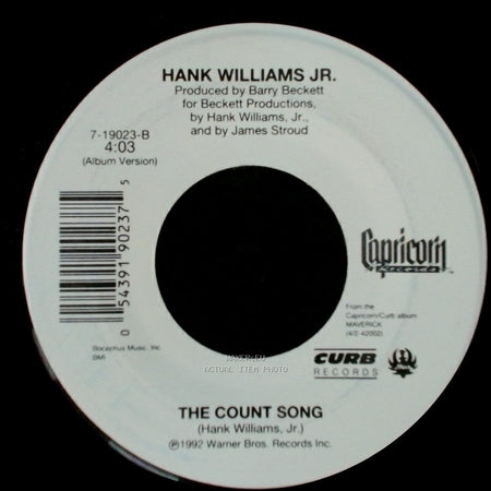 Hank Williams Jr. - The Count Song / Hotel Whiskey side B