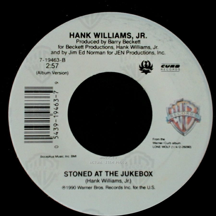 Hank Williams, Jr. - Stoned At The Jukebox / I Mean I Love You side B