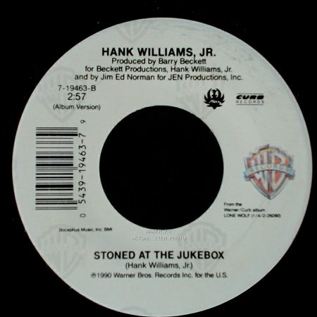 Hank Williams, Jr. - Stoned At The Jukebox / I Mean I Love You side B