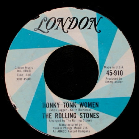 The Rolling Stones - Honky Tonk Women / You Can't Always Get What You Want side A