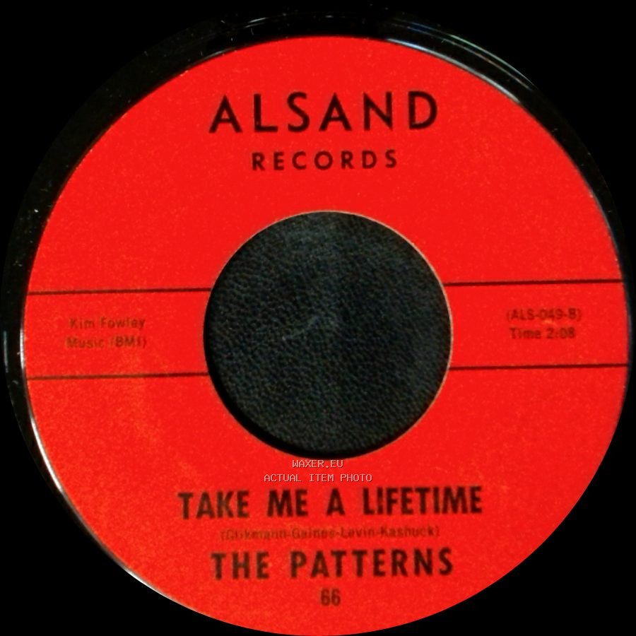 The Patterns - Take Me A Lifetime / Late Late Show side A