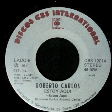 Roberto Carlos - Concavo Y Convexo / Estoy Aqui side B