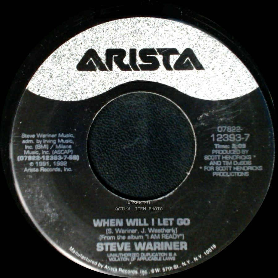 Steve Wariner - When Will I Let Go / The Tips Of My Fingers side A