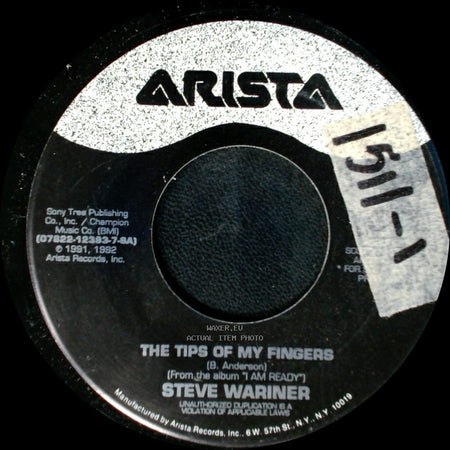 Steve Wariner - When Will I Let Go / The Tips Of My Fingers side B