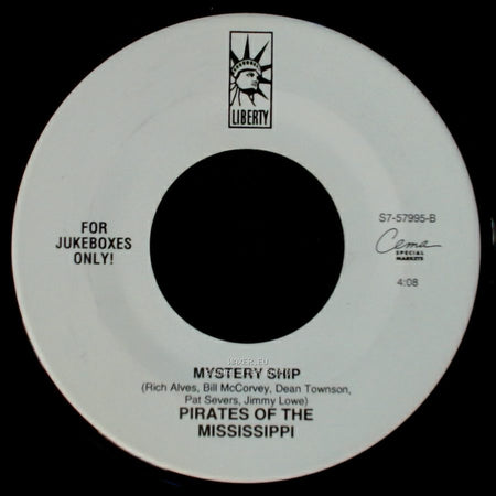 Pirates Of The Mississippi - A Street Man Named Desire / Mystery Ship side B