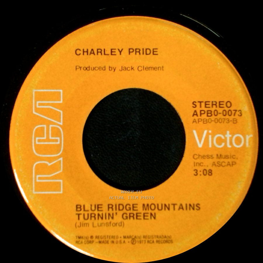 Charley Pride - Blue Ridge Mountains Turnin' Green / Amazing Love side A