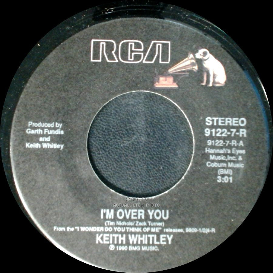 Keith Whitley - I'm Over You / Tennessee Courage side A