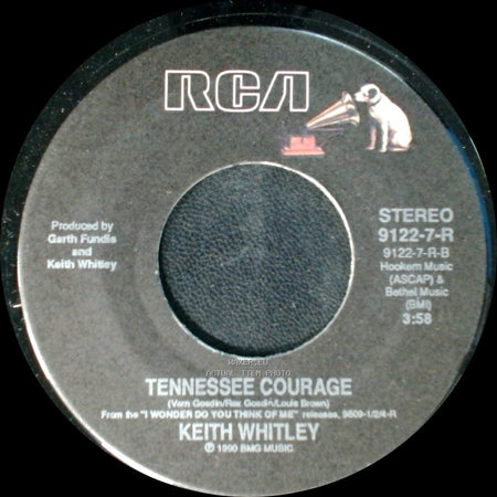 Keith Whitley - I'm Over You / Tennessee Courage side B