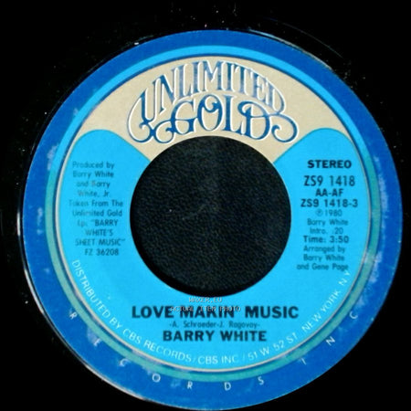 Barry White - Love Makin' Music / She's Everything To Me side B