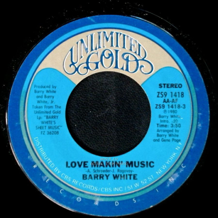 Barry White - Love Makin' Music / She's Everything To Me side A