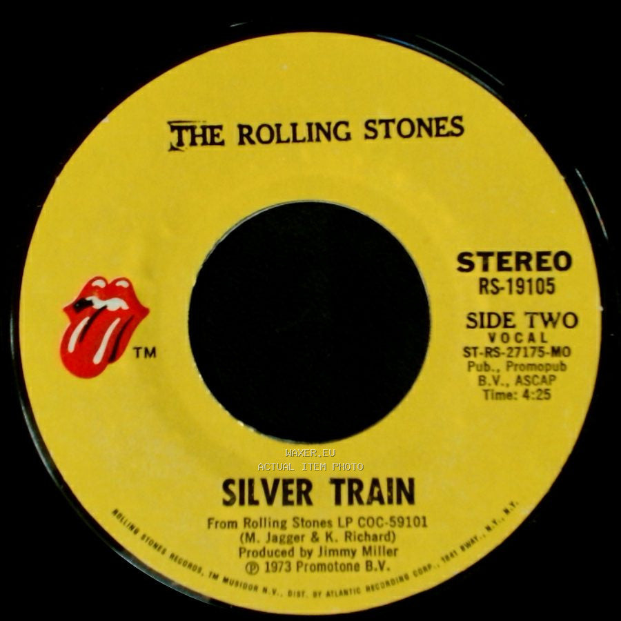 The Rolling Stones - Angie / Silver Train side B