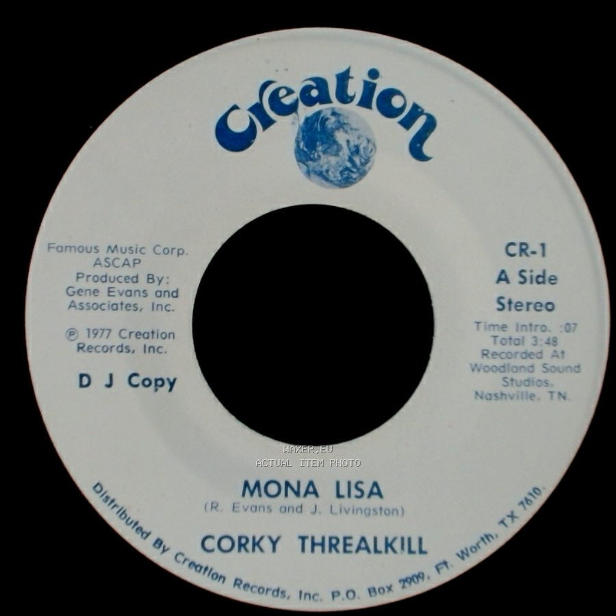 Corky Threalkill - Mona Lisa / Mona Lisa side A