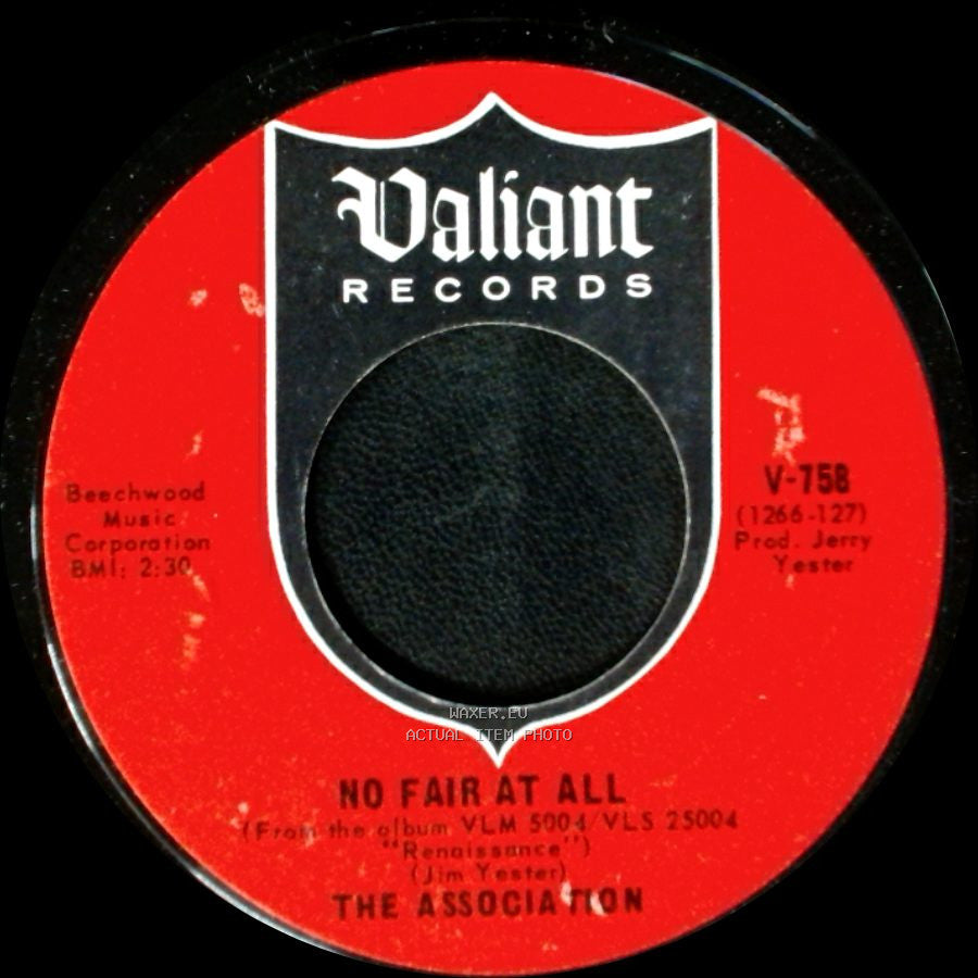 The Association - Looking Glass / No Fair At All side B