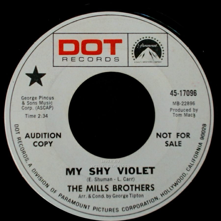The Mills Brothers - My Shy Violet / The Flower Road side A