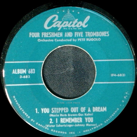 Four Freshmen And Five Trombones - Unknown Title A / Unknown Title B side B