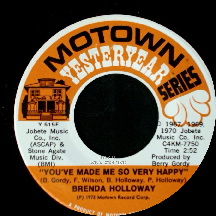 Brenda Holloway - You've Made Me So Very Happy / When I'm Gone side A
