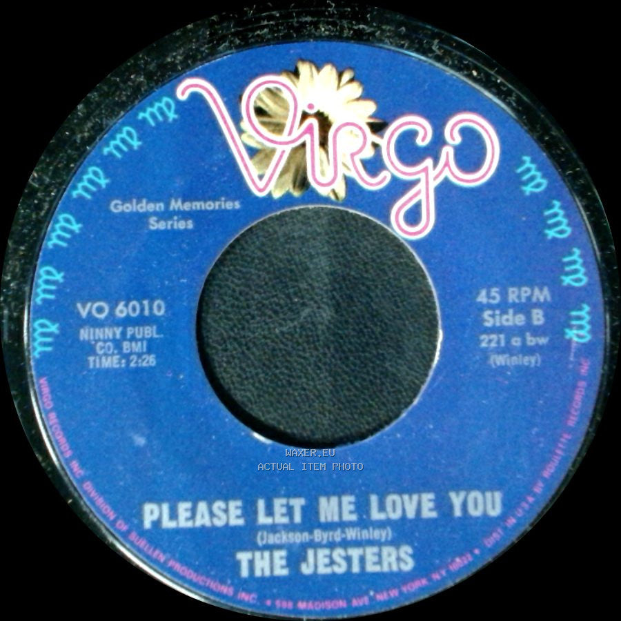 The Paragons / The Jesters - Florence / Please Let Me Love You side B