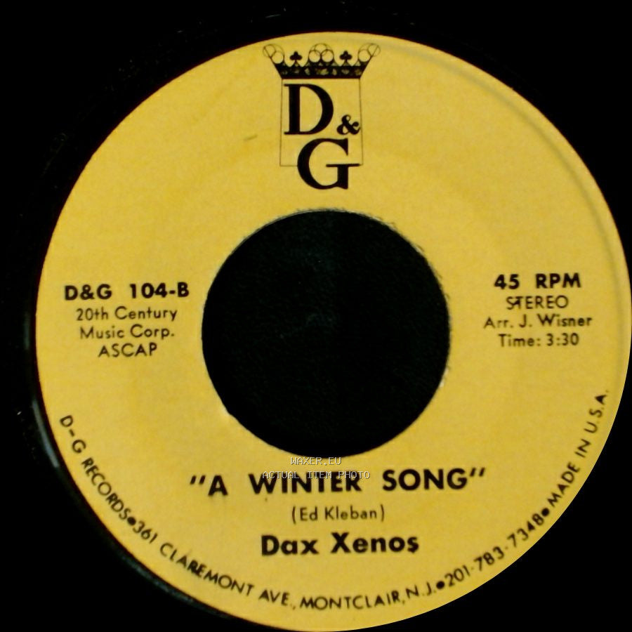 Dax Xenos - Puppet Song / A Winter Song side B