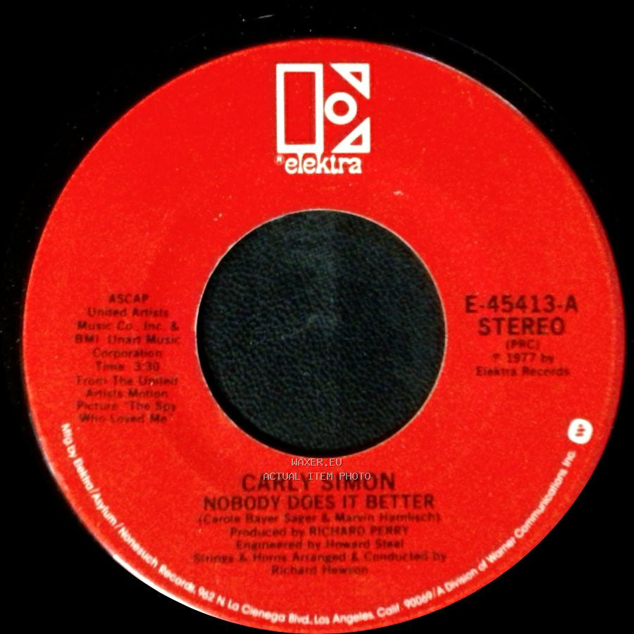 Carly Simon - Nobody Does It Better / After The Storm side A