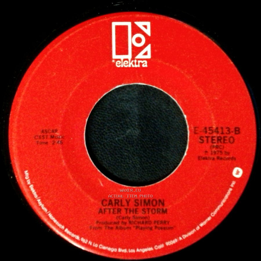Carly Simon - Nobody Does It Better / After The Storm side B