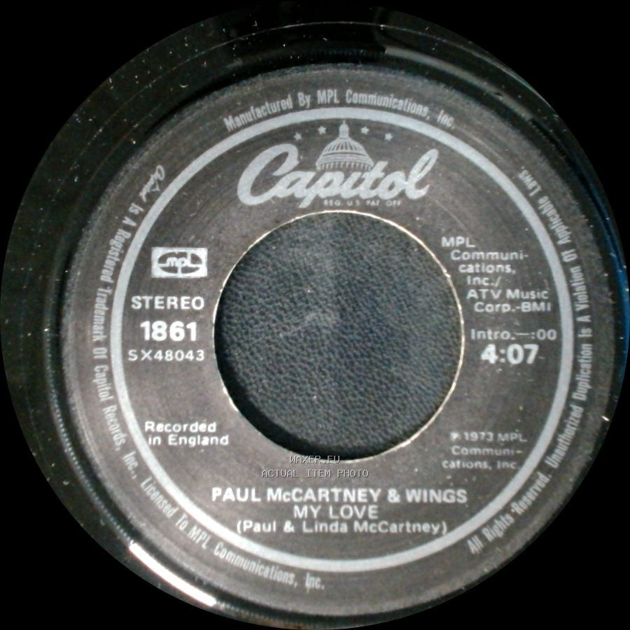 Paul Mccartney & Wings - My Love / The Mess side A