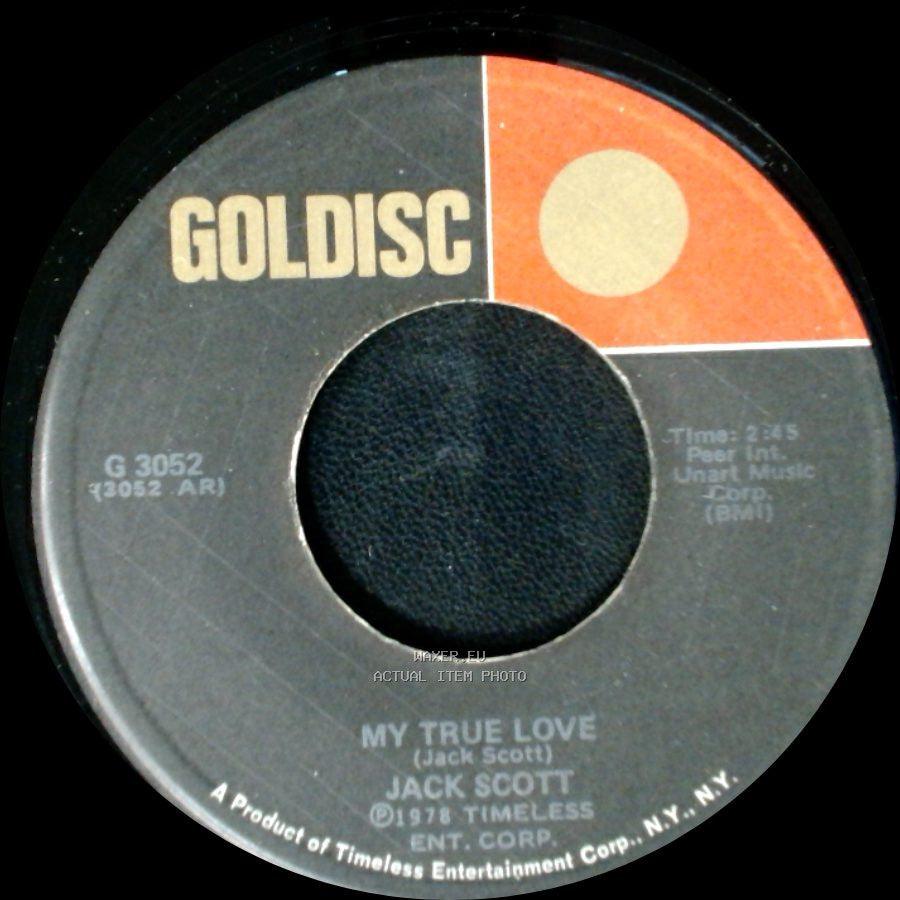 Jack Scott - My True Love / Goodbye Baby side A