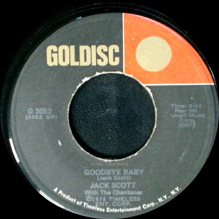 Jack Scott - My True Love / Goodbye Baby side B