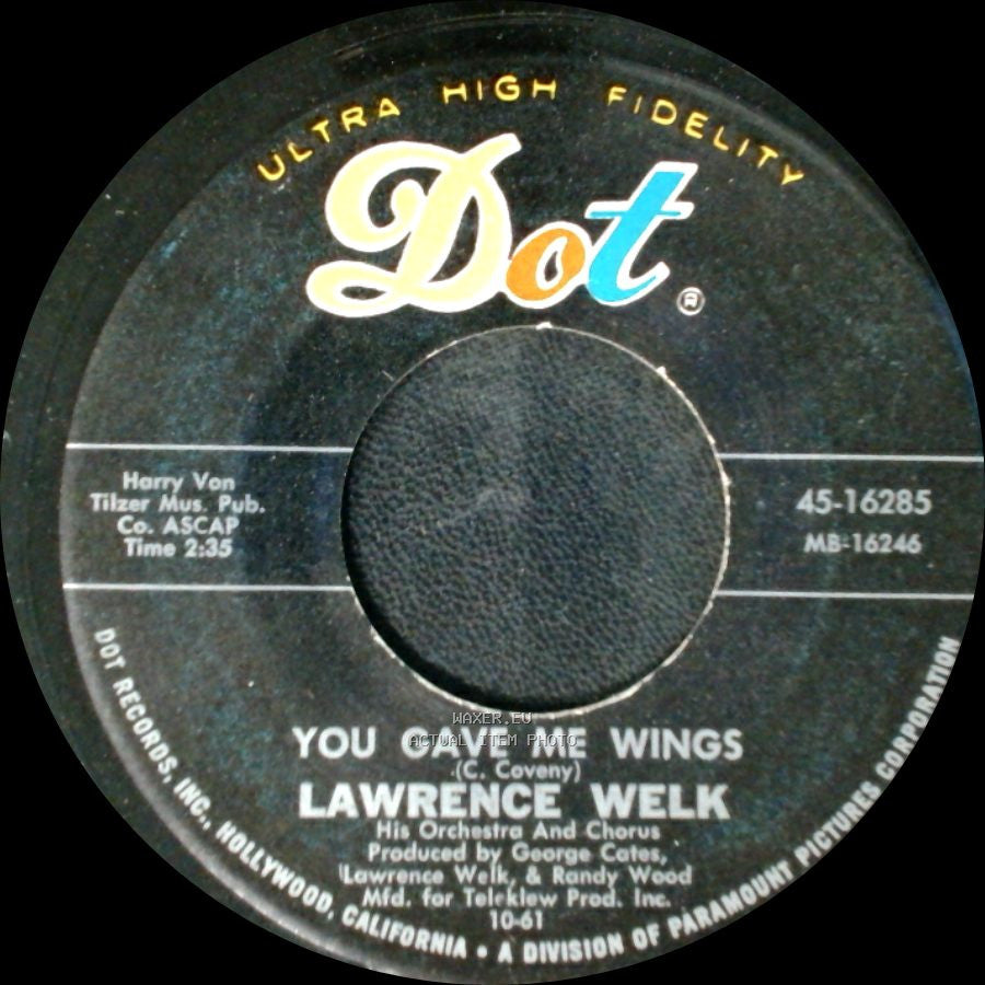 Lawrence Welk - You Gave Me Wings / A-One A-Two A-Cha Cha Cha side A