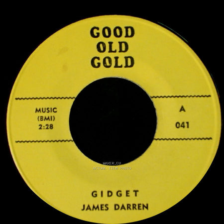James Darren - Gidget / Goodbye Cruel World side A