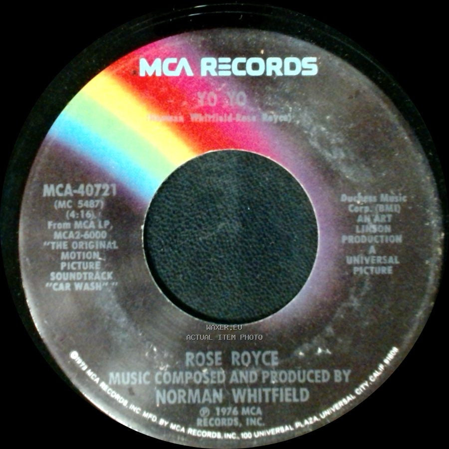 Rose Royce - I'm Going Down / Yo Yo side B