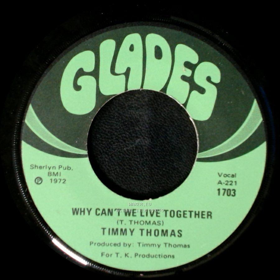 Timmy Thomas - Why Can't We Live Together / Funky Me side A