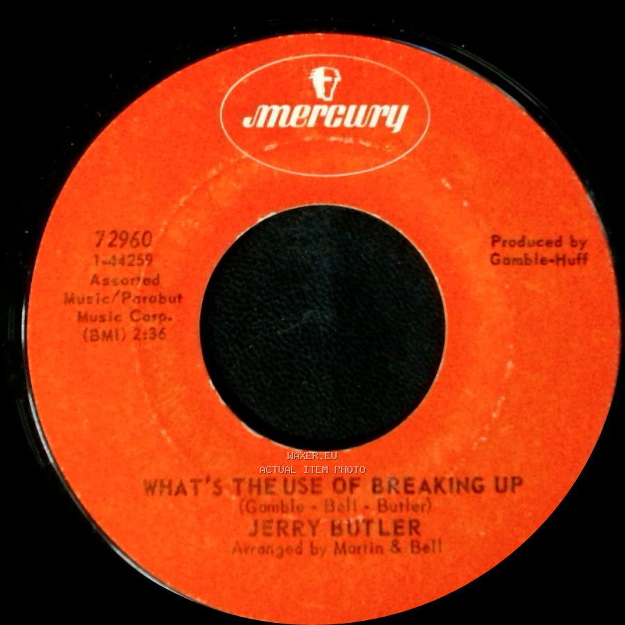 Jerry Butler - A Brand New Me / What's The Use Of Breaking Up side B