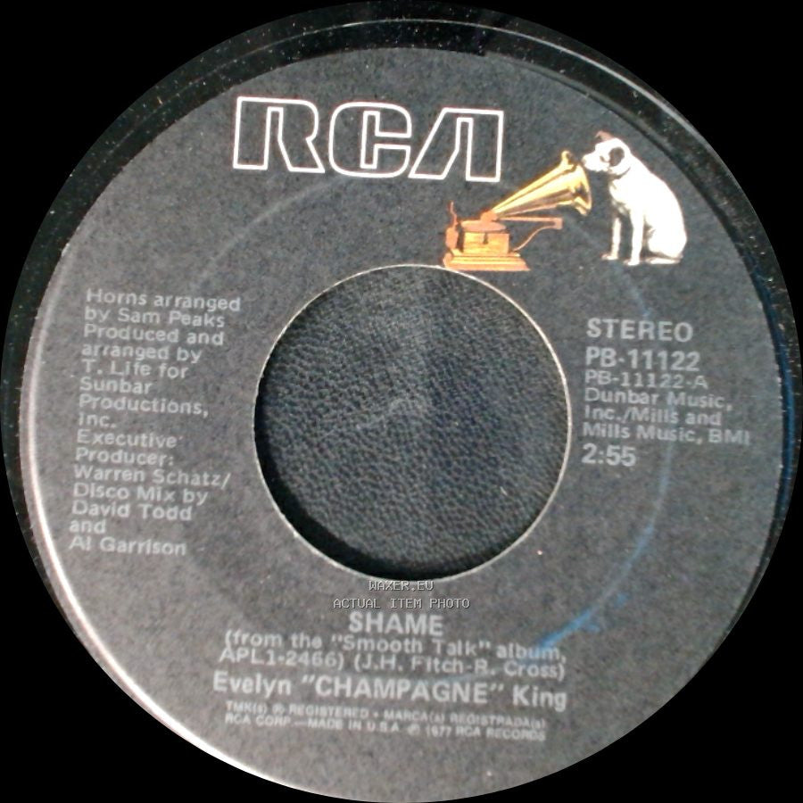 Evelyn "Champagne" King - Dancin' Dancin' Dancin' / Shame side B