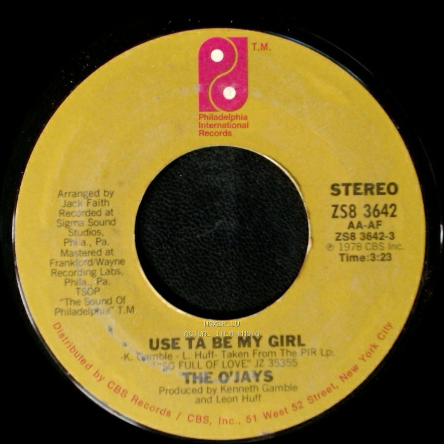 The O'jays - Use Ta Be My Girl / This Time Baby side A