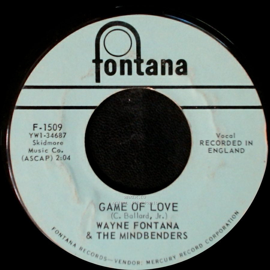 Wayne Fontana & The Mindbenders - One More Time / Game Of Love side B