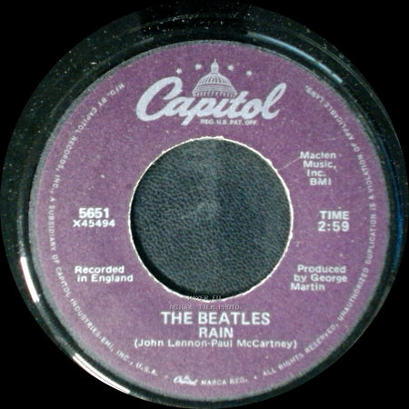 The Beatles - Paperback Writer / Rain side B