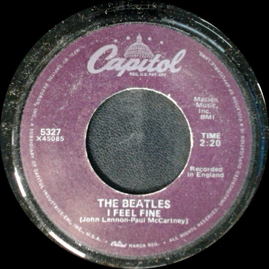 The Beatles - I Feel Fine / She's A Woman side A