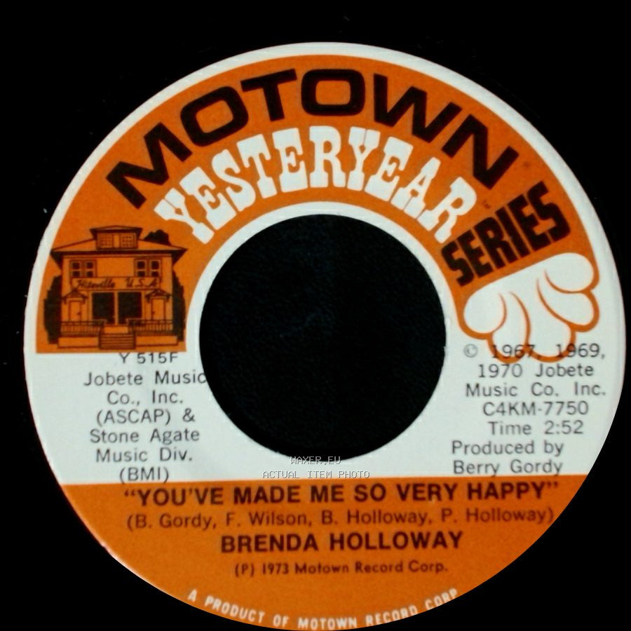Brenda Holloway - You've Made Me So Very Happy / When I'm Gone side A