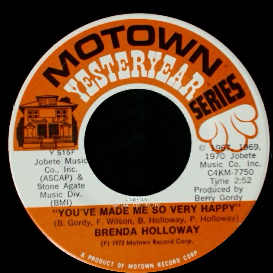 Brenda Holloway - You've Made Me So Very Happy / When I'm Gone side A