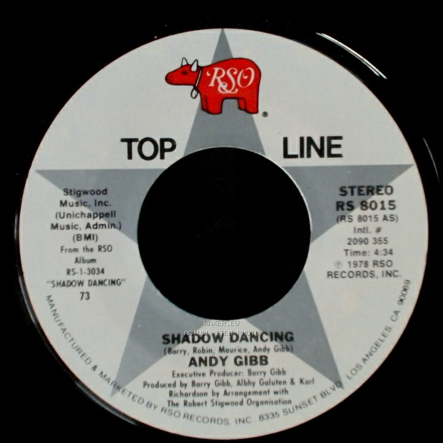 Andy Gibb - Shadow Dancing / An Everlasting Love side A