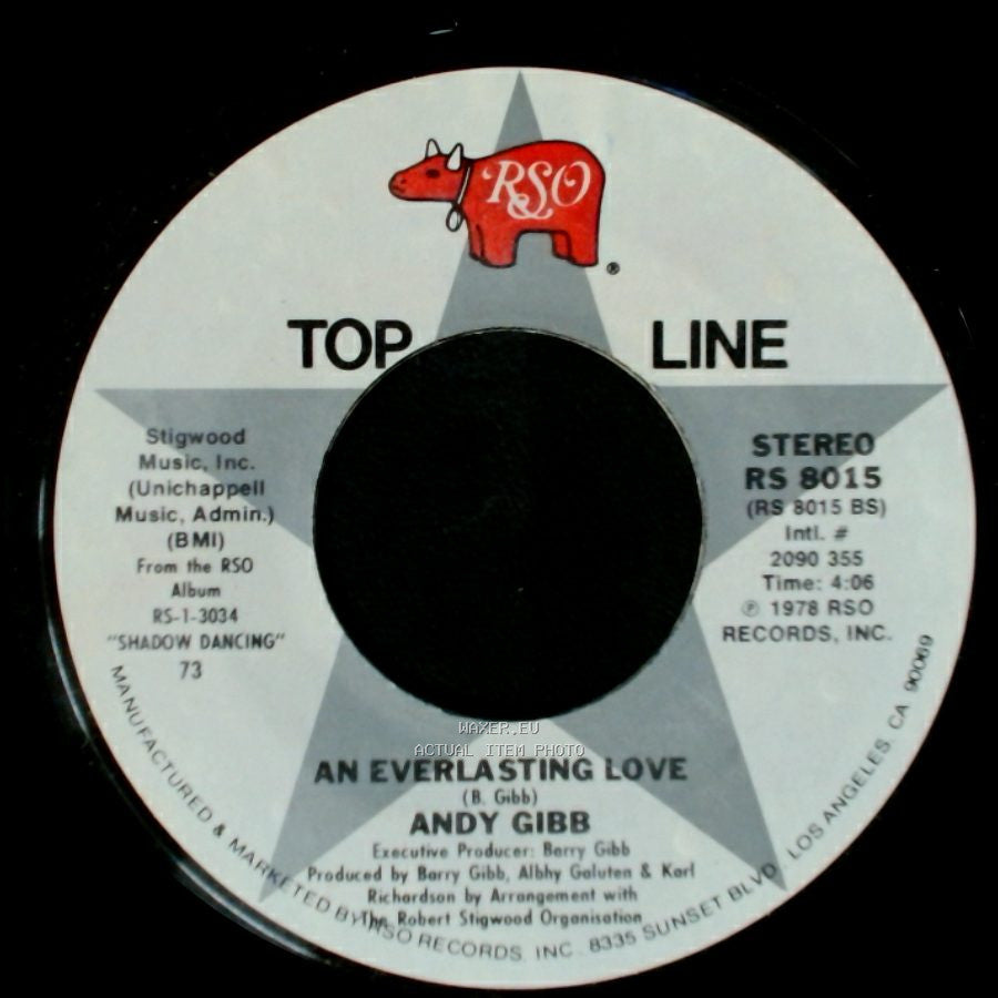 Andy Gibb - Shadow Dancing / An Everlasting Love side A