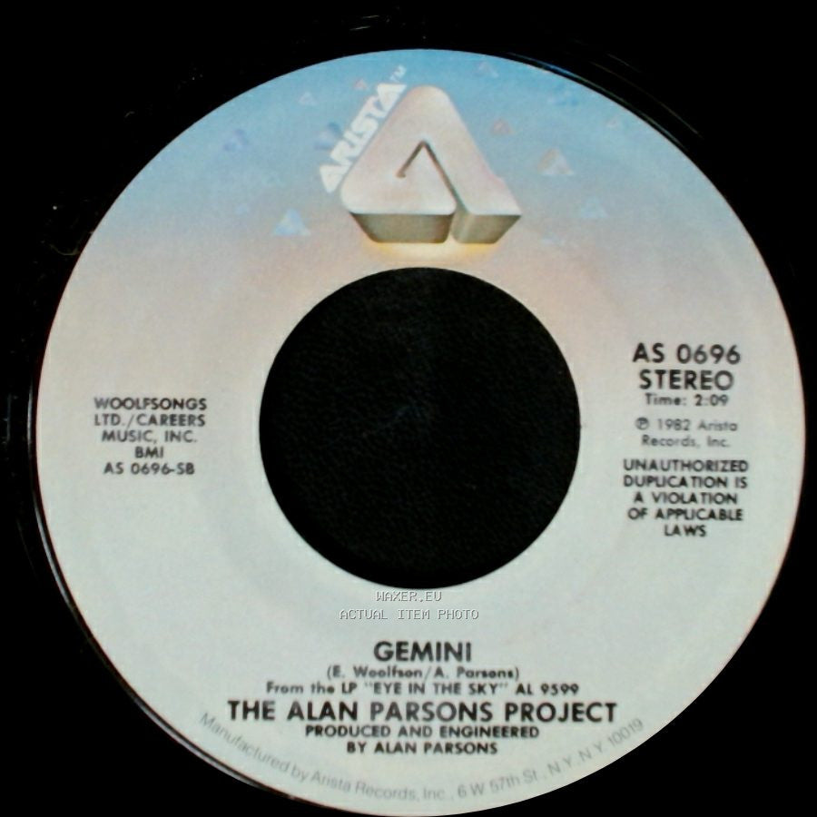 The Alan Parsons Project - Eye In The Sky / Gemini side B