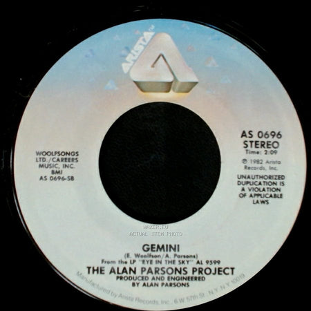 The Alan Parsons Project - Eye In The Sky / Gemini side B