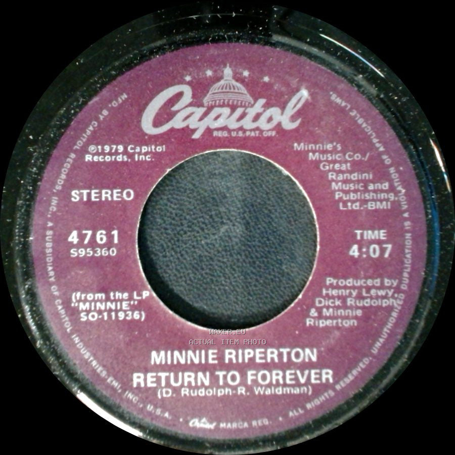 Minnie Riperton - Return To Forever / Lover And Friend side A