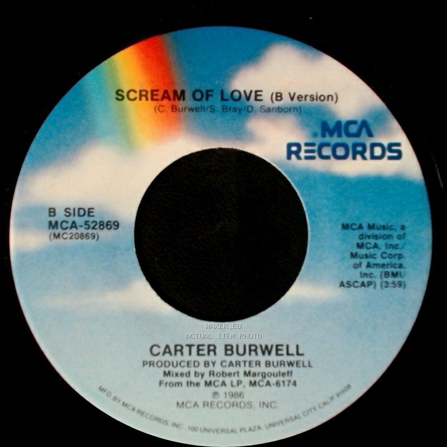 Carter Burwell - Scream Of Love (Instrumental) / Scream Of Love (B Version) side B