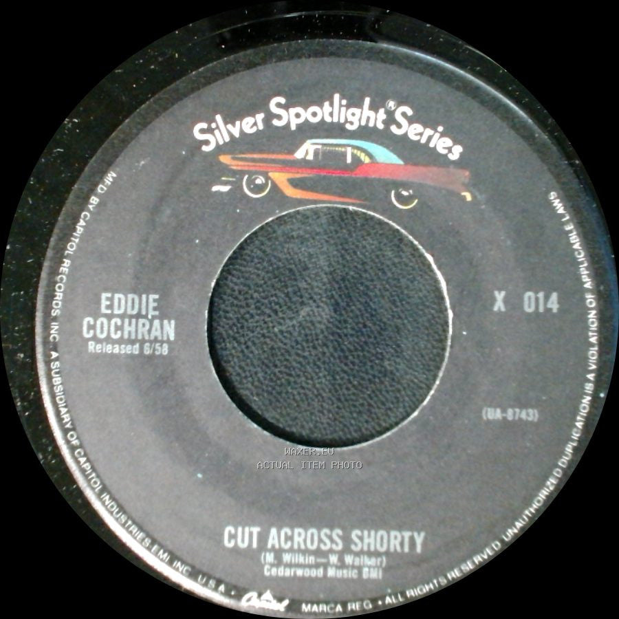 Eddie Cochran - Summertime Blues / Cut Across Shorty side B